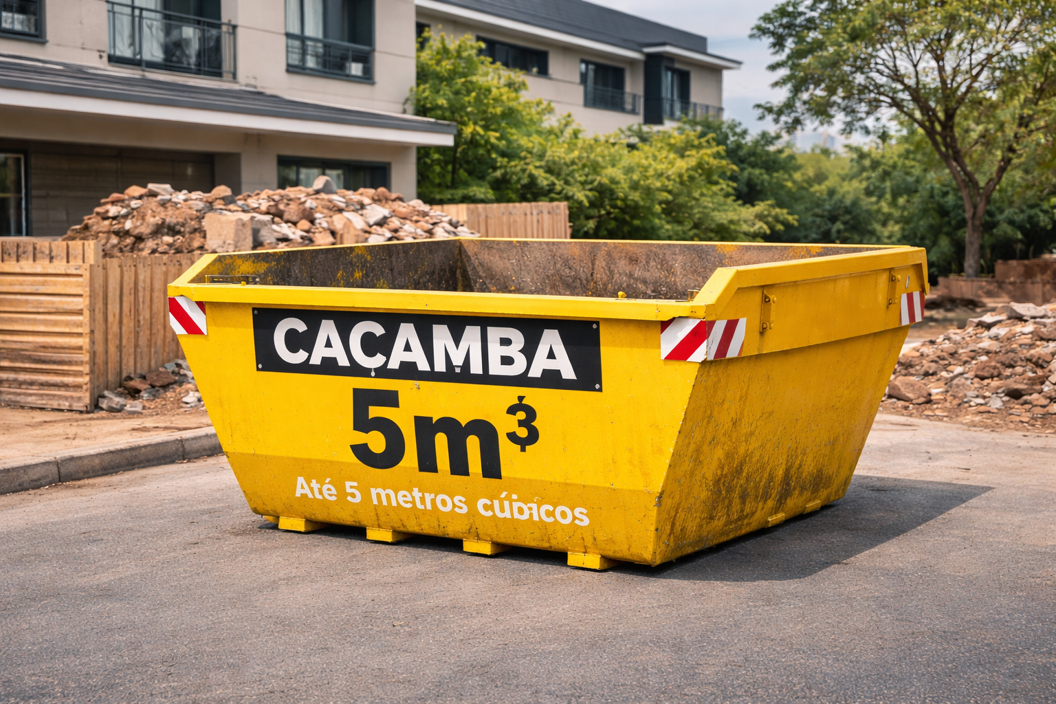 Caçamba 5m³ - Construlix São Paulo