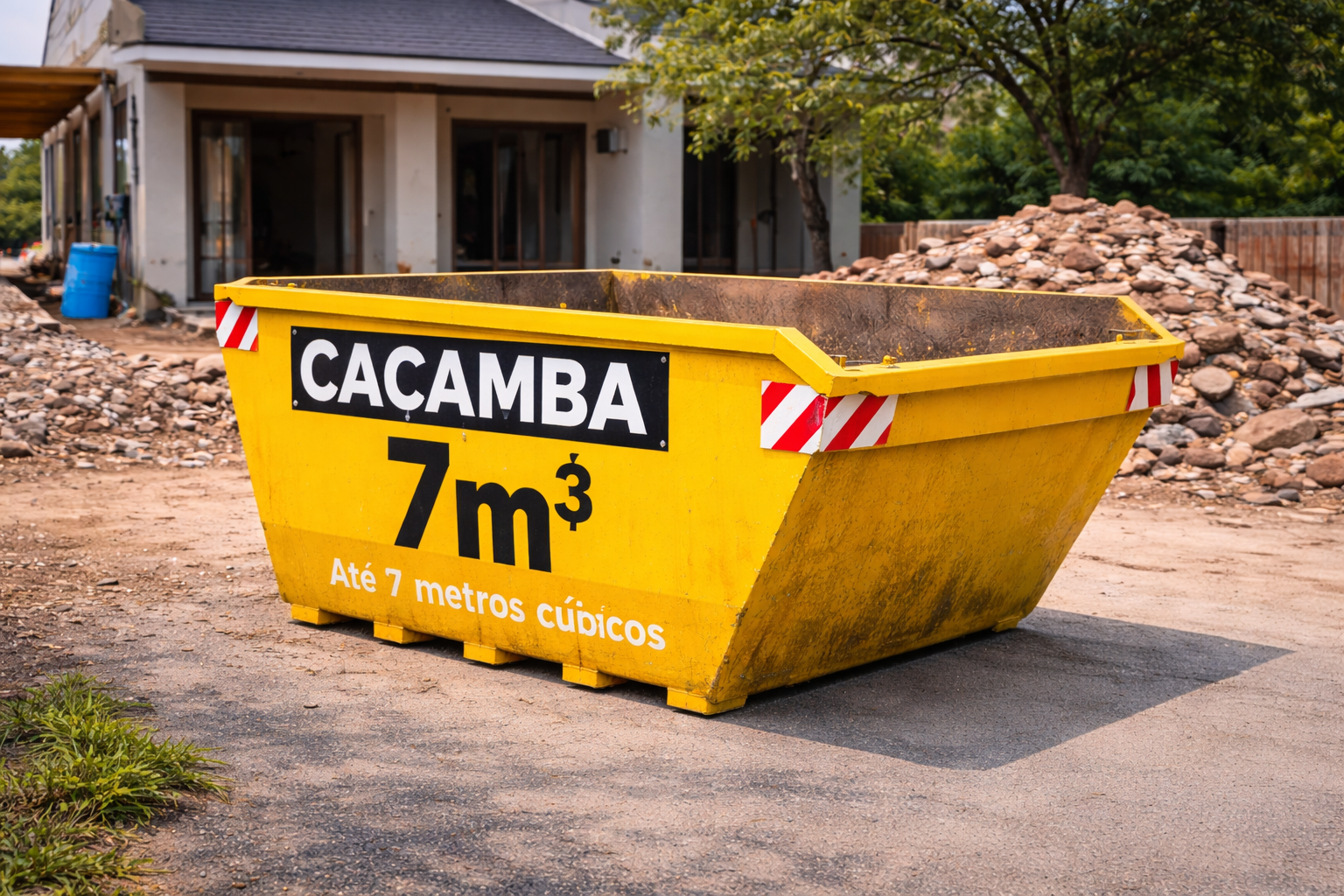Caçamba 7m³ - Construlix São Paulo